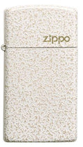 Zippo Lighter - Slim® Mercury Glass Zippo Logo - Lighter USA