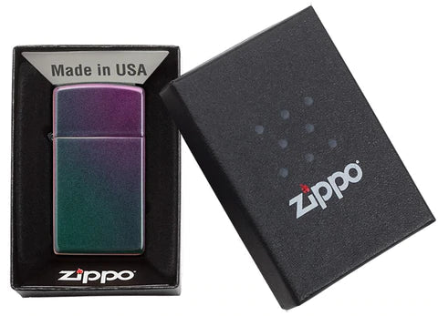 Zippo Lighter - Slim Iridescent - Lighter USA