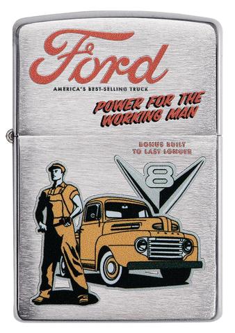 Zippo Lighter - Vintage Ford "Power for the Working Man" - Lighter USA