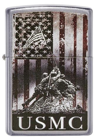 Zippo Lighter - U.S. Marines Raising Flag - Lighter USA