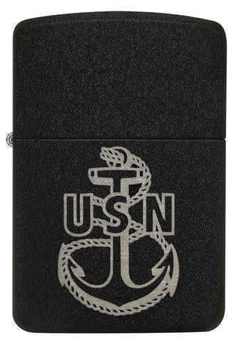 Zippo Lighter - U.S. Navy Anchor Logo - Lighter USA