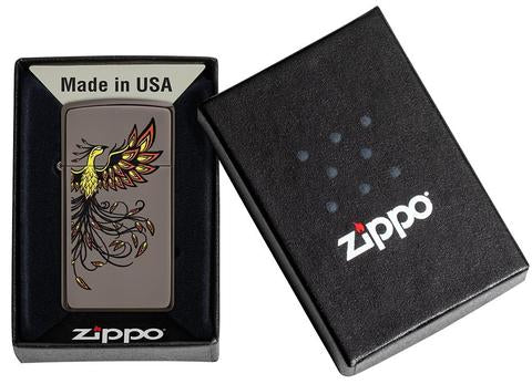 Zippo Lighter - Slim® Phoenix Design - Lighter USA