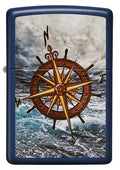 Zippo Lighter - Compass Design - Lighter USA