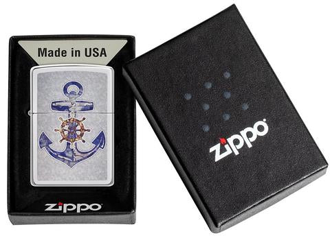 Zippo Lighter - Anchor Design - Lighter USA