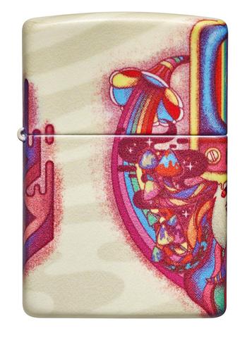 Zippo Lighter - Magic Mushrooms Trippy Design - Lighter USA