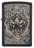 Zippo Lighter - Anne Stokes Wolf Face - Lighter USA