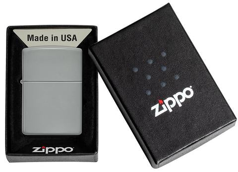 Zippo Lighter - Classic Flat Grey - Lighter USA