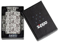 Zippo Lighter - Skeleton Floral Accents Glow in the Dark Finish - Lighter USA