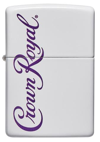 Zippo Lighter - Crown Royal® White Matte Finish - Lighter USA