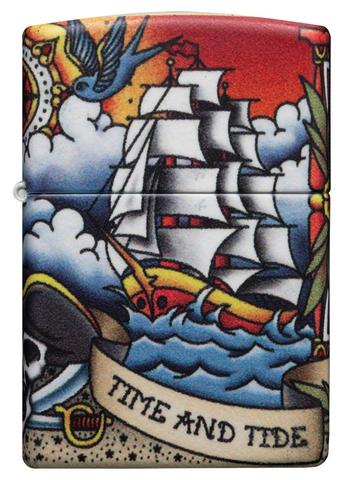 Zippo Lighter - Nautical Tattoo Design - Lighter USA