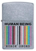 Zippo Lighter - Human Being Street Chrome - Lighter USA