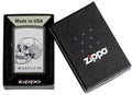 Zippo Lighter - Homo Sapien Skull Green Matte Design - Lighter USA