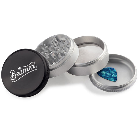 Beamer Aircraft Grade Aluminum 63MM Grinder - Crown Logo - Lighter USA