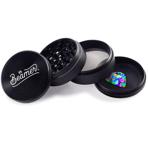 Beamer Aircraft Grade Aluminum 63MM Grinder - Crown Logo - Lighter USA