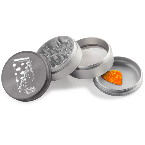 Beamer Aircraft Grade Aluminum 63MM Grinder - Flying Pizza - Lighter USA