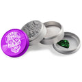 Beamer Aircraft Grade Aluminum 63MM Grinder - Sugar Skull - Lighter USA