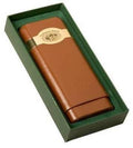 Craftsman's Bench - Leather 3 Churchill Cigar Case Tan - Lighter USA