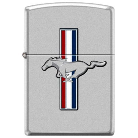 Zippo Lighter - Ford Mustang Chrome - Lighter USA