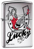 Zippo Lighter - Lucky Pinup - Lighter USA