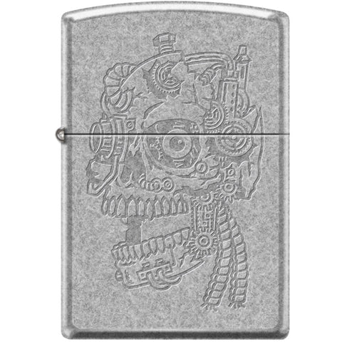 Zippo Lighter - Steampunk Skull-Etched - Lighter USA