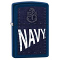 Zippo Lighter - U.S Navy Rivets in Navy Matte - Lighter USA