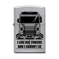 Zippo Lighter - I Like Big Trucks - Lighter USA