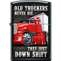 Zippo Lighter - Old Truckers Never Die - Lighter USA