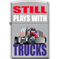 Zippo Lighter - Still Plays with Trucks - Lighter USA