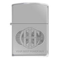 Zippo Lighter - IH Logo Your Best Power Buy High Polish Chrome - Lighter USA