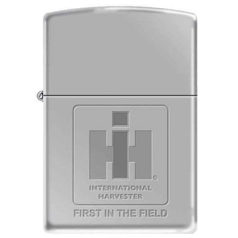 Zippo Lighter - IH Logo First In The Field High Polish Chrome - Lighter USA