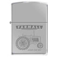 Zippo Lighter - Farmall - Leads The Way High Polish Chrome - Lighter USA