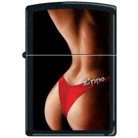 Zippo Lighter - We've Got Your Back Black Matte - Lighter USA