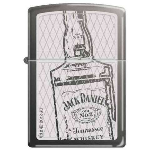 Zippo Lighter - Jack Daniel's Bottle Black Ice Zippo Zippo   