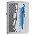 Zippo Lighter - Ford Mustang Rolled Diamondplate - Lighter USA