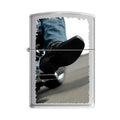 Zippo Lighter - Biker Boot Brushed Chrome - Lighter USA