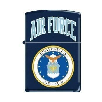 Zippo Lighter - Air Force Logo Navy Matte - Lighter USA