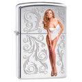 Zippo Lighter - Only For You High Polish Chrome - Lighter USA