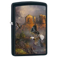 Zippo Lighter - Sedona Serenade Eagle Black Matte - Lighter USA