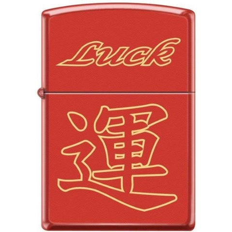 Zippo Lighter - Luck Red Matte - Lighter USA