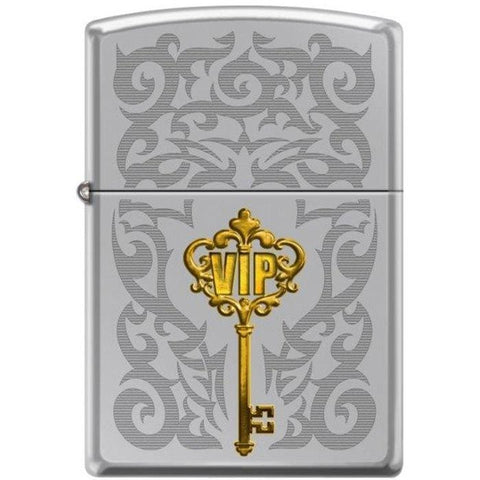 Zippo Lighter - VIP Key Hi Polished Chrome - Lighter USA