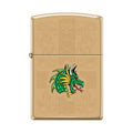 Zippo Lighter - Dazzling Dragon High Polish Brass - Lighter USA