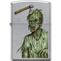 Zippo Lighter - Zombie Axe Head Street Chrome - Lighter USA