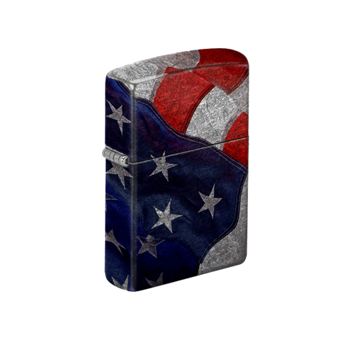 Zippo Lighter - All over American Flag - Lighter USA