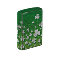 Zippo Lighter - Ombre Green Shamrock Chrome Finish - Lighter USA