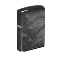 Zippo Lighter - Zombie Skeletons Black Finish - Lighter USA