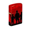 Zippo Lighter - Soldiers Red Sky - Lighter USA