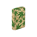 Zippo Lighter - Cannabis Brass Finish - Lighter USA