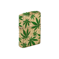 Zippo Lighter - Cannabis Brass Finish - Lighter USA