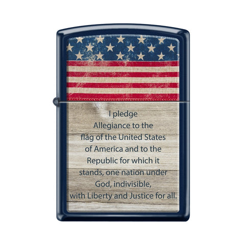 Zippo Lighter - Pledge Allegiance - Lighter USA