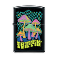 Zippo Lighter - Black Light Trippin' Mushrooms - Lighter USA